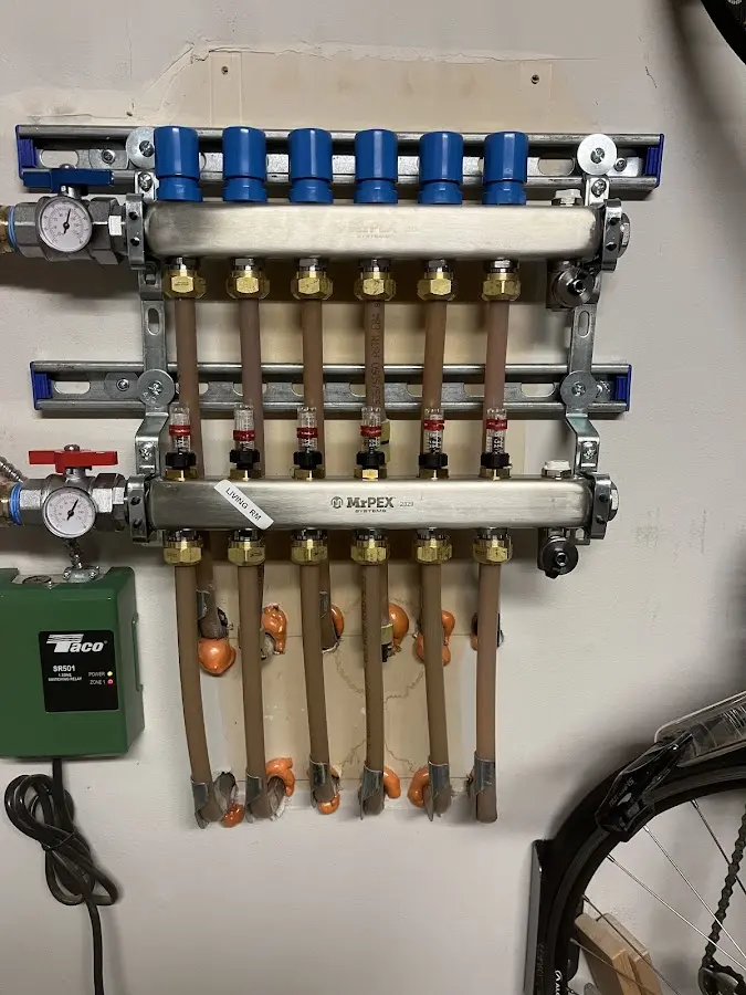 Plumber performing Gas Leak Detection at a residential property in Harrison